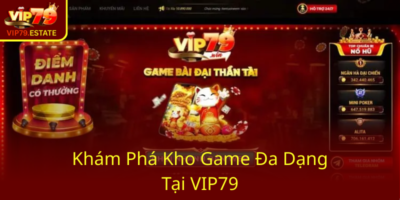 Đăng Ký VIP79 - Nhận Ngay Ưu Đãi Hấp Dẫn Và Trải Nghiệm Đẳng Cấp 1 Kham Pha Kho Game Da Dang Tai Vip791